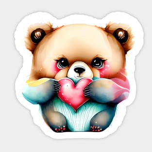 Love TeddyBear Sticker